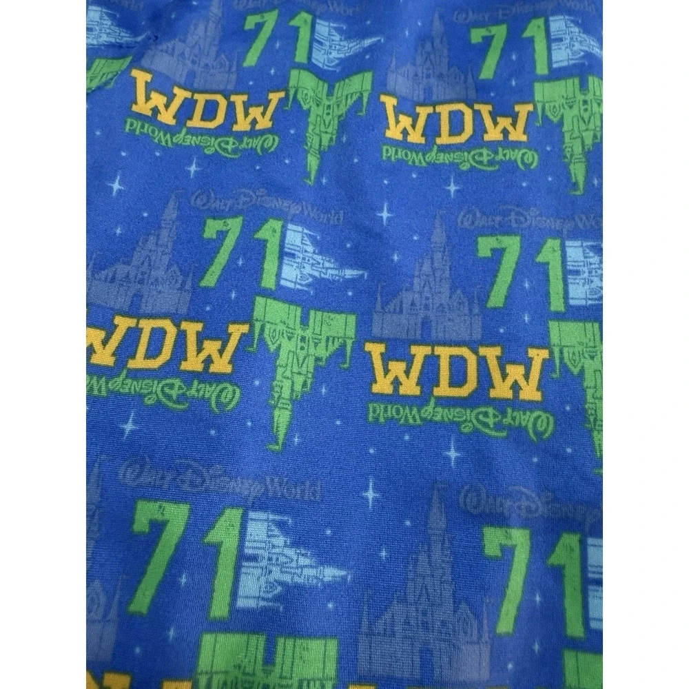 Disney Parks Walt Disney World WDW 71 Lounge Pants Castle Draw String Pocket - L - Picture 2 of 8